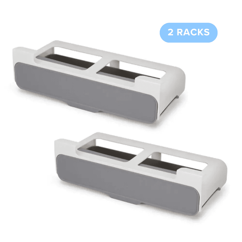 Rack Organizador Soporte Sin Tornillos Plegable Porta Especias para Cocina (Adhesivo 3M)