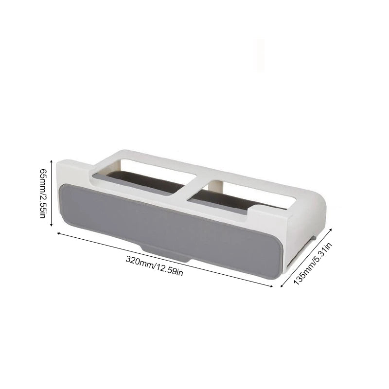 Rack Organizador Soporte Sin Tornillos Plegable Porta Especias para Cocina (Adhesivo 3M)