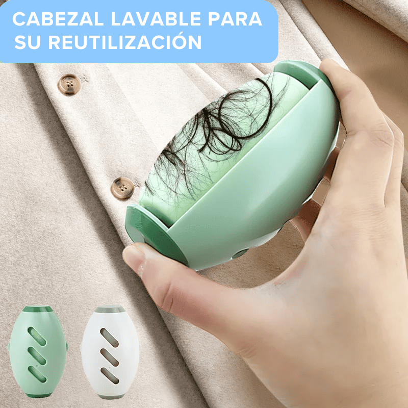 Removedor Eliminador Extractor Lavable Reutilizable Portable de Pelos Pelusas Polvo y Más