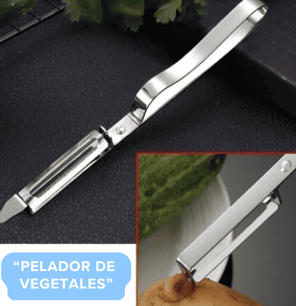 Prensa Molino Moledor Triturador "Frutos Secos" + Pelador de Vegetales + Cortador y Removedor de Pelos