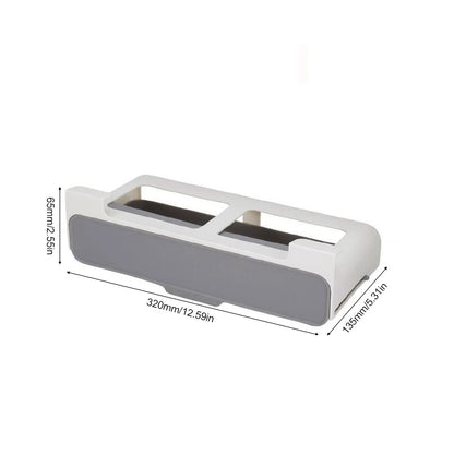 Rack Organizador Soporte Sin Tornillos Plegable Porta Especias para Cocina (Adhesivo 3M)