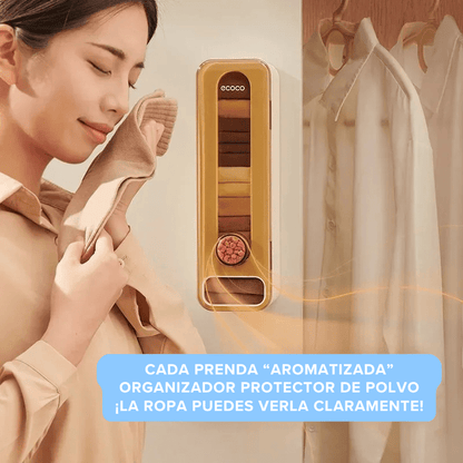 Contenedor Dispensador Organizador Aromaterapia Multifuncional de Ropa Interior Calcetines Prendas y Accesorios Pequeños