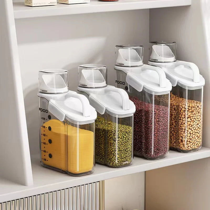 Contenedor Organizador Dispensador Arroz Lentejas Cereal y Mucho Más