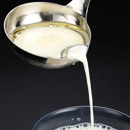 Cucharón Filtrador Colador Separador Removedor de Sopa Acero Inox
