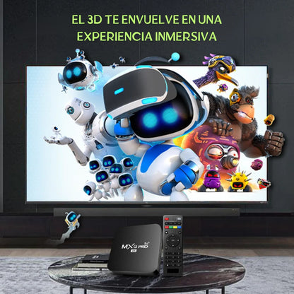 Decodificador TV Box MXQ-PRO 4K HD-Tu TV en Smart TV 4K HD 📺