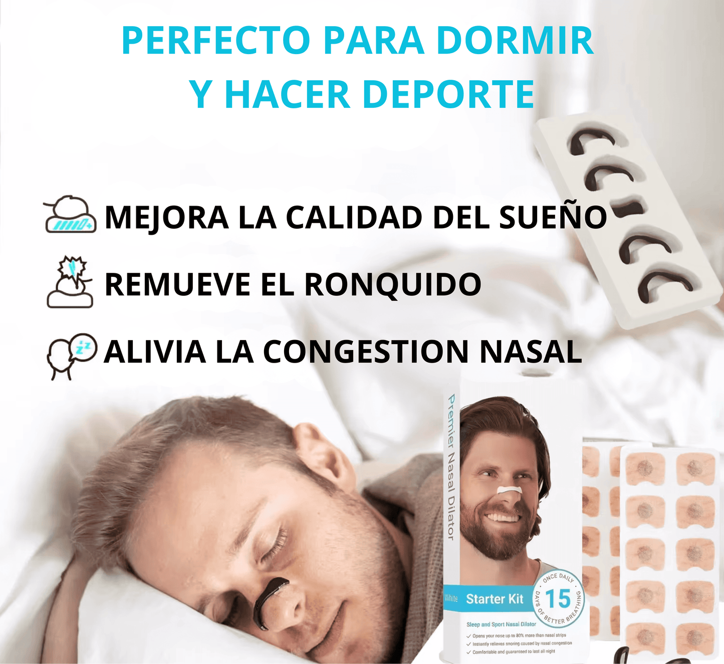 Kit Dilatador Nasal Magnético - Vive Mejor