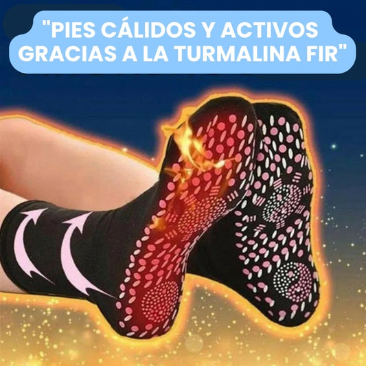 Calcetines de Cuidado Personal Unisex con Autocalentamiento - Con Terapia Magnética de Turmalina para Pies Cómodos, Transpirables y un Masaje Relajante